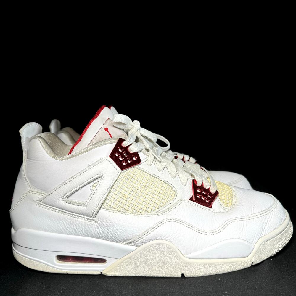 Size 13- Nike Air Jordan 4 Retro Red Metallic 2020 Men's Shoes
